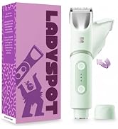 LADYSPOT SpinDuo 2 in 1 Electric Bikini Trimmer for Women,180°Rotating Head 