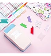 3.9x1.5cm Tab Paper Punch - File DIY Tab Maker Puncher for Notebooks Calendars, Planners, or Albu...