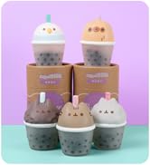 Hamee Pusheen The Cat SquiSHU Boba [Surprise Blind Capsule] Cute Squishy Collectible Figurine [Bi...