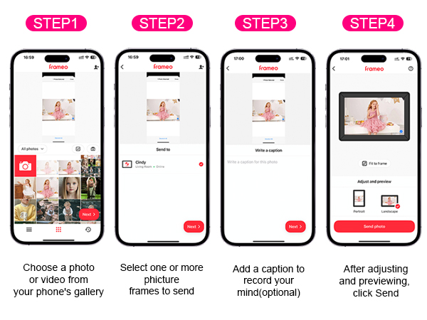 digital picture frame frameo