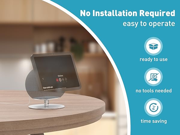 W11-1 Silver-ECHO SHOW 11 STAND TILTABLE