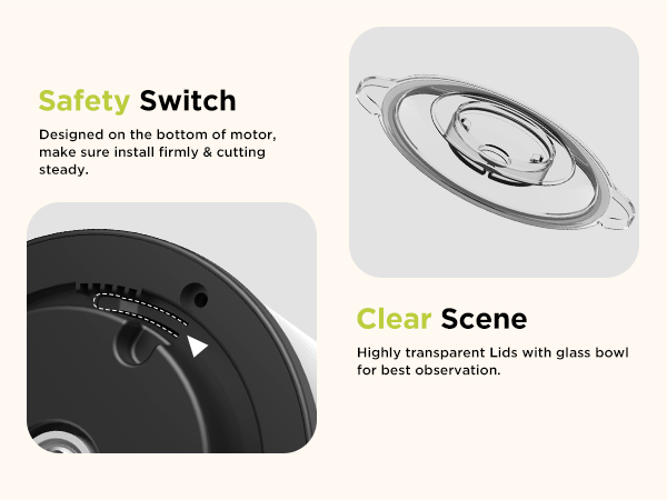 food processor with 2 bowls
