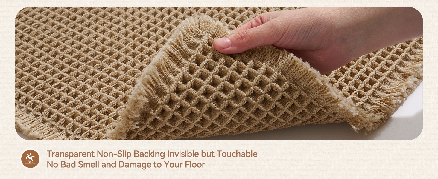 waffle bath mat