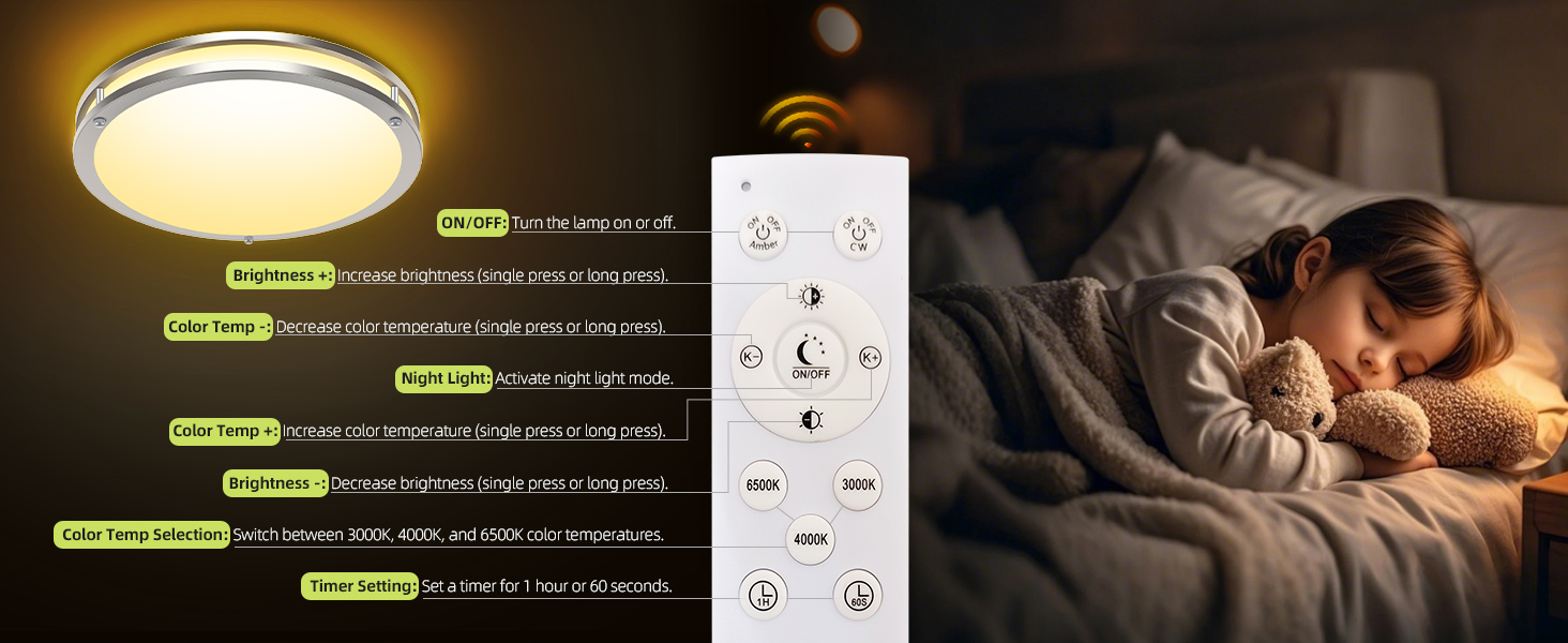 LED Flush Mount Ceiling Light Fixture