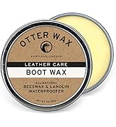 Otter Wax Boot Wax | 2oz | All-Natural Leather Waterproofer | Made in USA