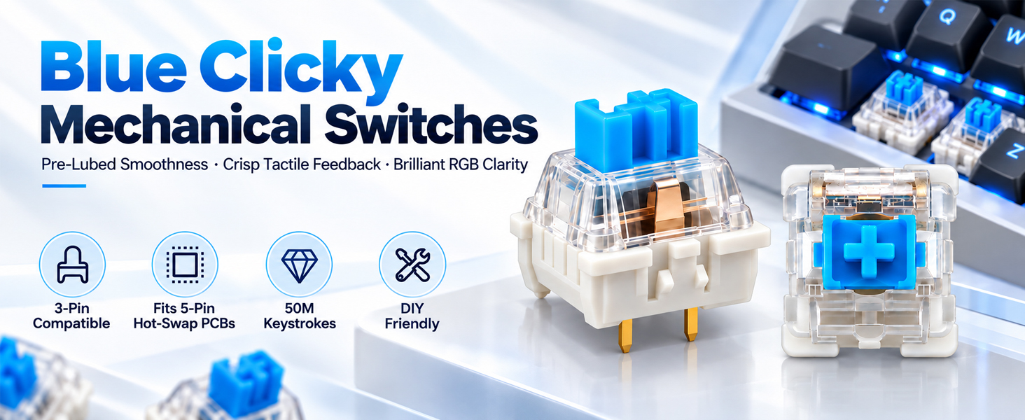 Blue switches