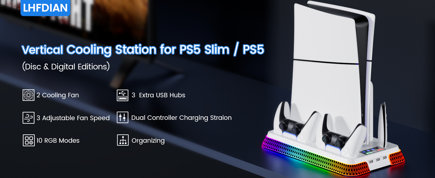 ps5 cooling station