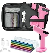Liumai Cordless Hot Glue Gun, 15s Fast Preheating Mini Hot Glue Gun with 30pcs Glue Sticks, 4000m...