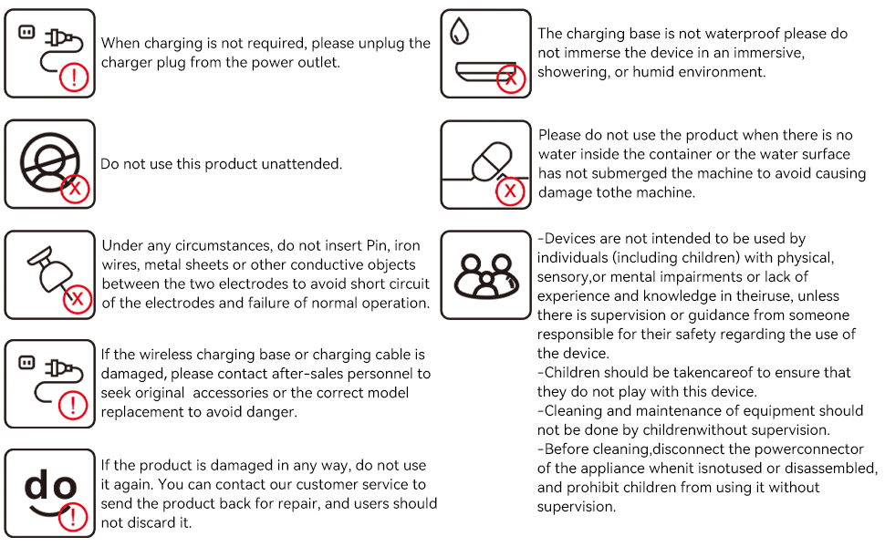 Fruit and vegetable purifier Operation Instructions