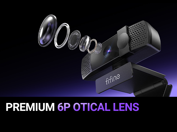 6P lens webcam