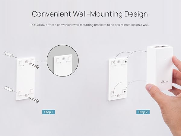Omada 48V 18W Passive PoE Adapter