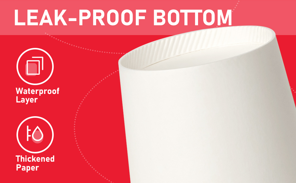 Disposable Paper Cups with Lids and Sleeves