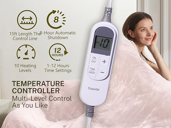 Cozorbt Electric Blanket