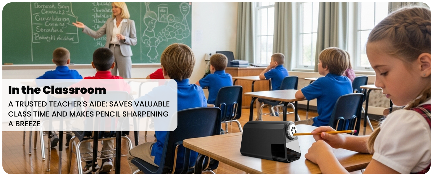 Classroom pencil sharpener
