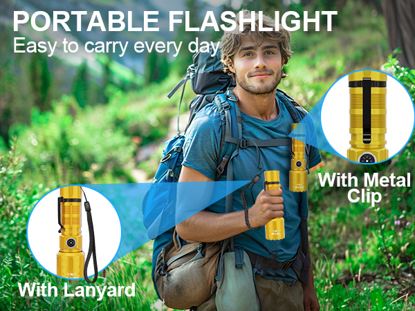 Portable Handheld Flashlight