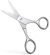 Small Scissors, Eyebrow Scissors, Nose Hair Scissors, Professional Grooming Scissors for Hair, Ey...