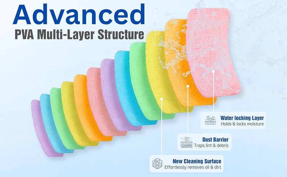 pva multi layer sponge