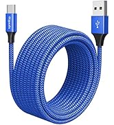 etguuds USB C Cable [20ft/6m], 1-Pack, Long USB-A 2.0 to USB-C Cable, Fast Charging Type C Charge...