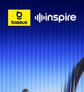 Baseus Inspire XH1 Adaptive Active Noise Cancelling Headphones, Sound by Bose, Dolby Audio, Premi...
