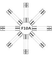 ALLECIN 6×30MM Fast Glass Fuse