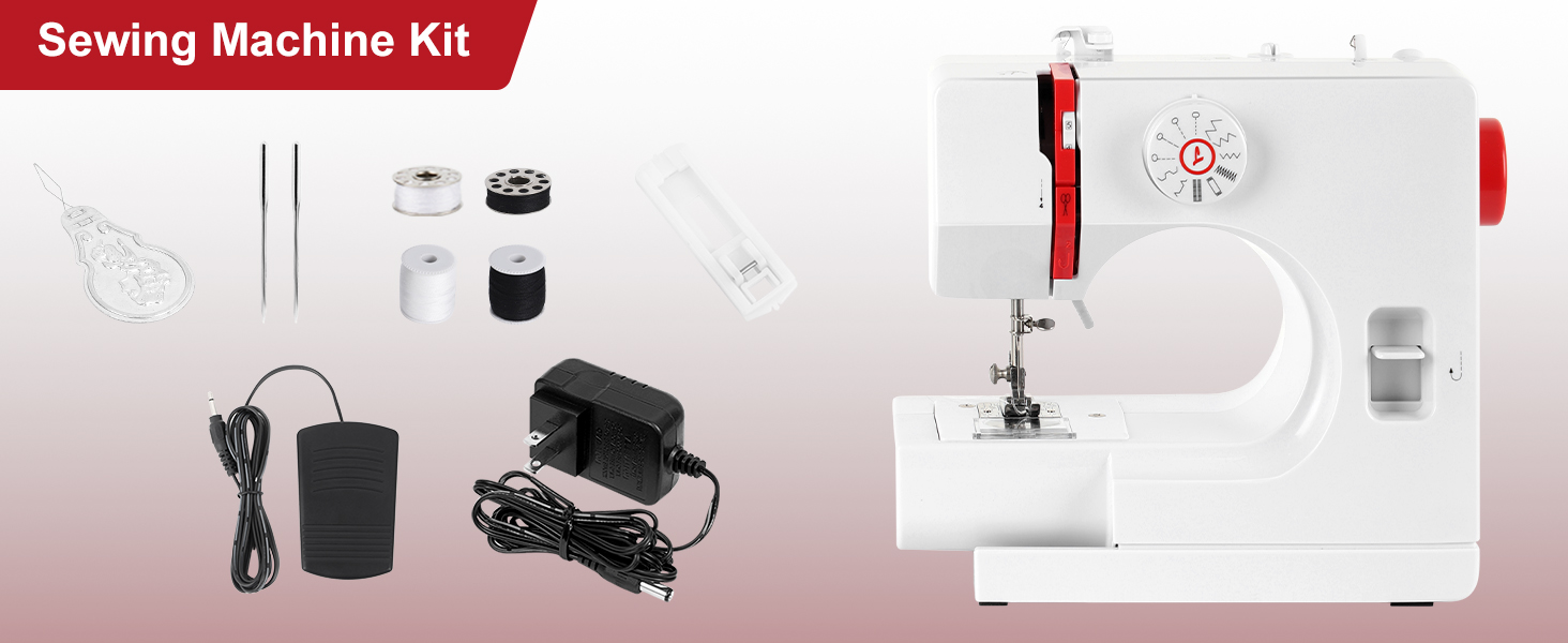 Complete Sewing Machine Kit with Essential Accessories