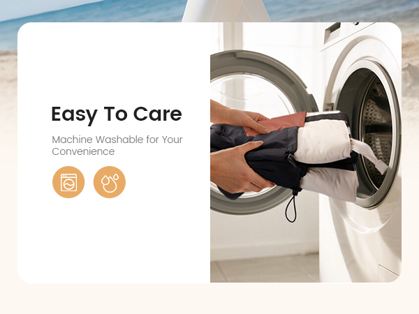 Machine washable tote bag