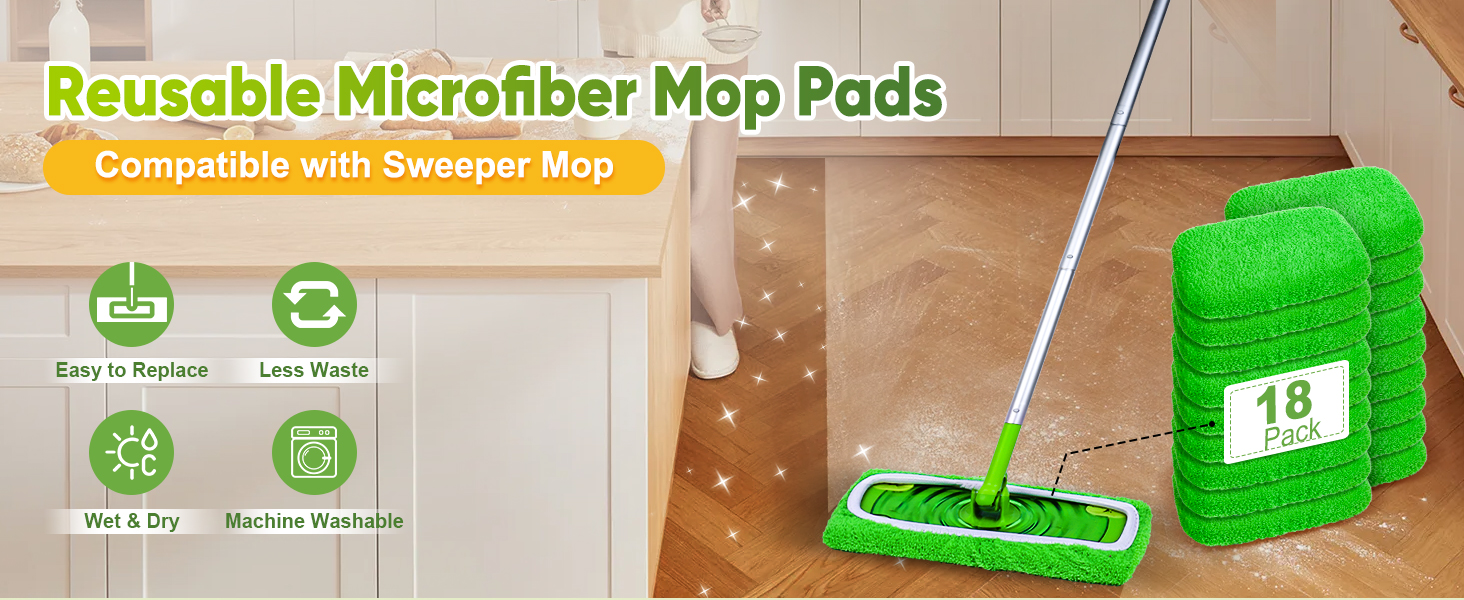 reusable mop pads