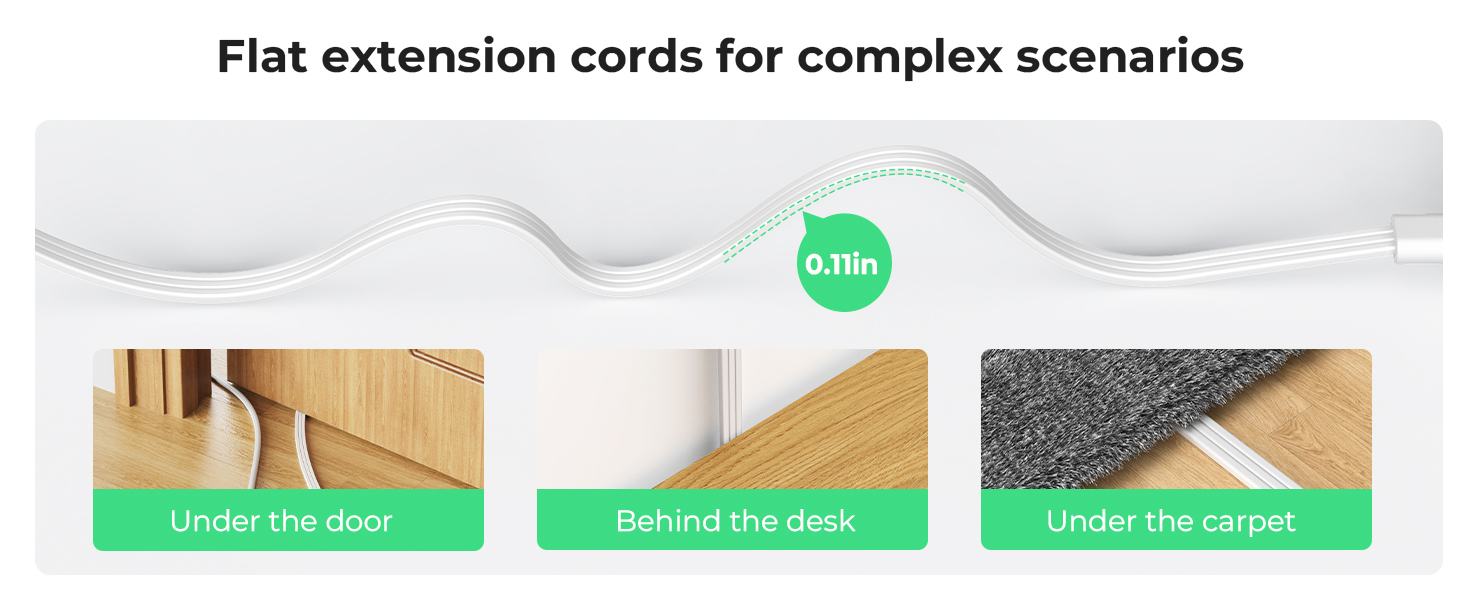 white extension cord
