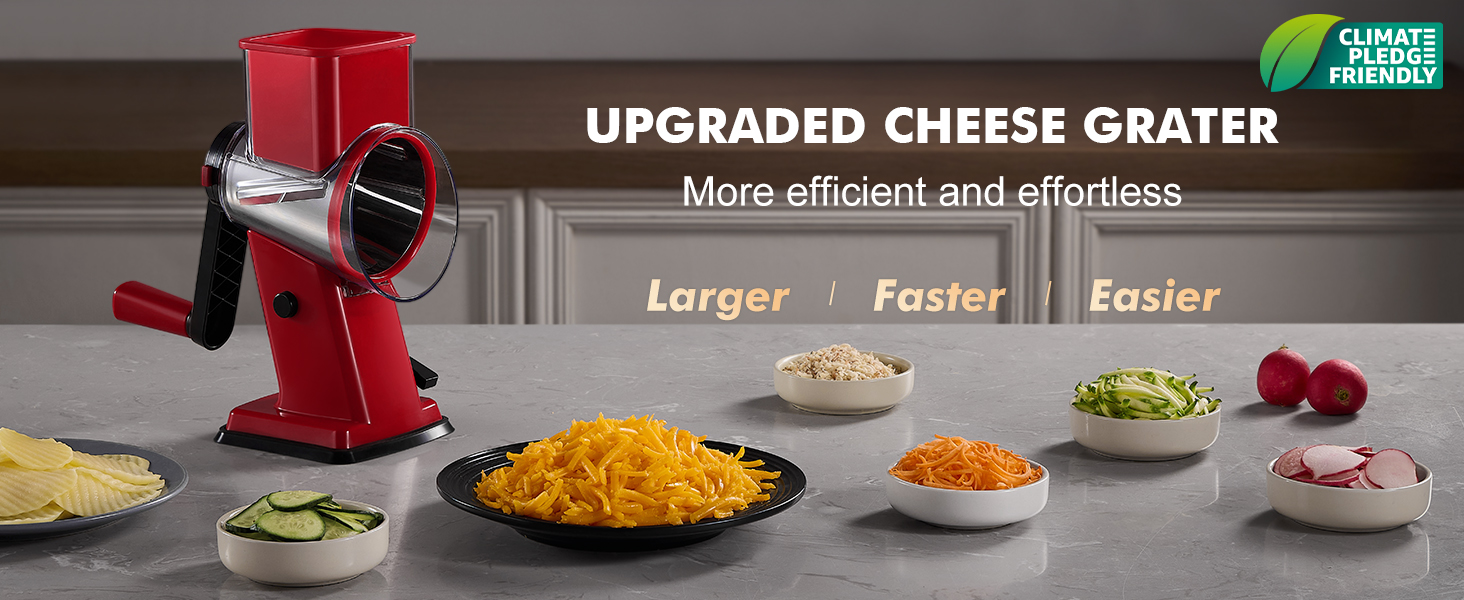 cheese grater cheese shredder rotary cheese grater wavy shredder