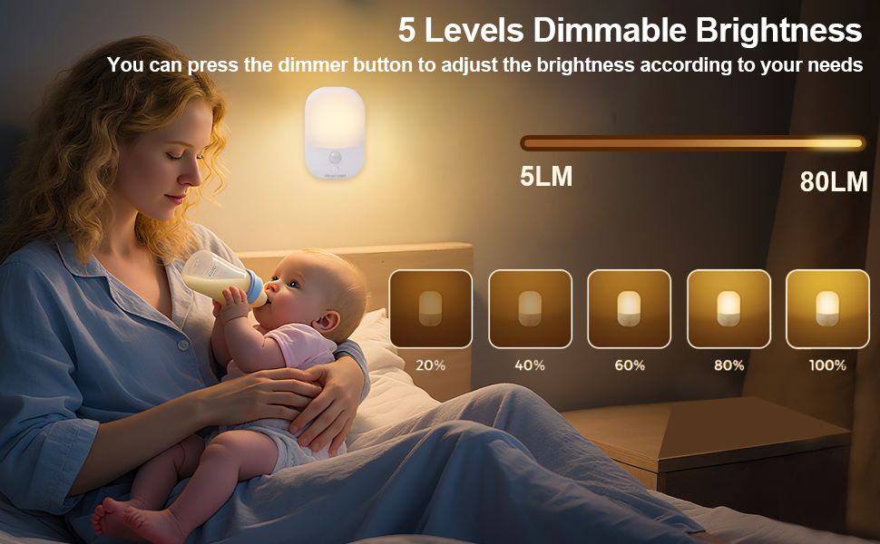 Hiwrolat rechargeable night light