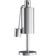 Pure Garden 50-221 Stainless Steel Tabletop Torch Lamp-10.5