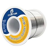 Essmetuin Tin Lead Rosin Core Solder Wire for Electrical Soldering, Circuit Board, DIY Home Appli...