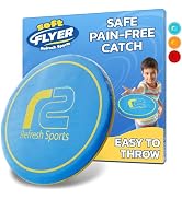 Soft Disc Flying Toy - Doesn't Hurt to Catch - Flying Disc For Kids &amp; Adults All Ages - Easy to L...