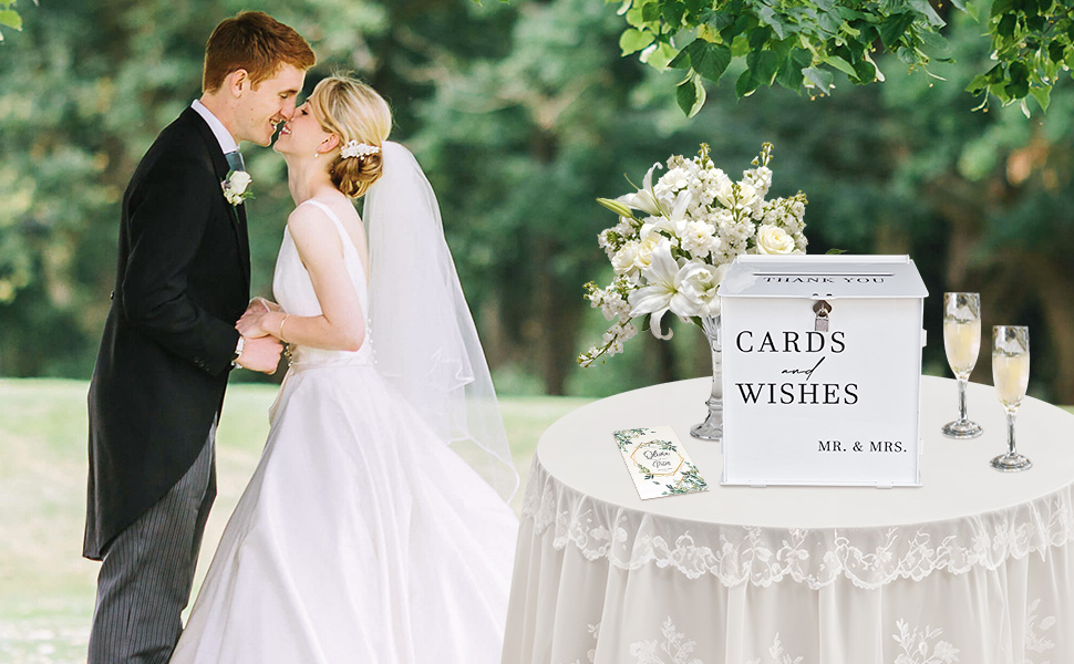 White Acrylic Card Box