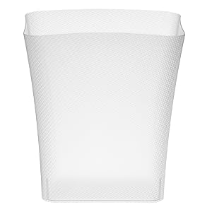 skinny trash can with wide opening