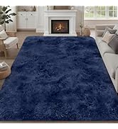 8x10 Area Rugs for Living Room Bedroom: Ultra Soft Fluffy Shag Rug Upgrade Non-Slip Non-Shedding ...