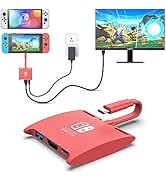 MANMUVIMO Switch Dock for Nintendo Switch/OLED, Portable TV Dock Charging Station with HDMI USB 3...