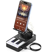 JTEMAN Cell Phone Stand with Bluetooth Speaker and Charging Stand,Piano Keys Design,Birthday Gift...