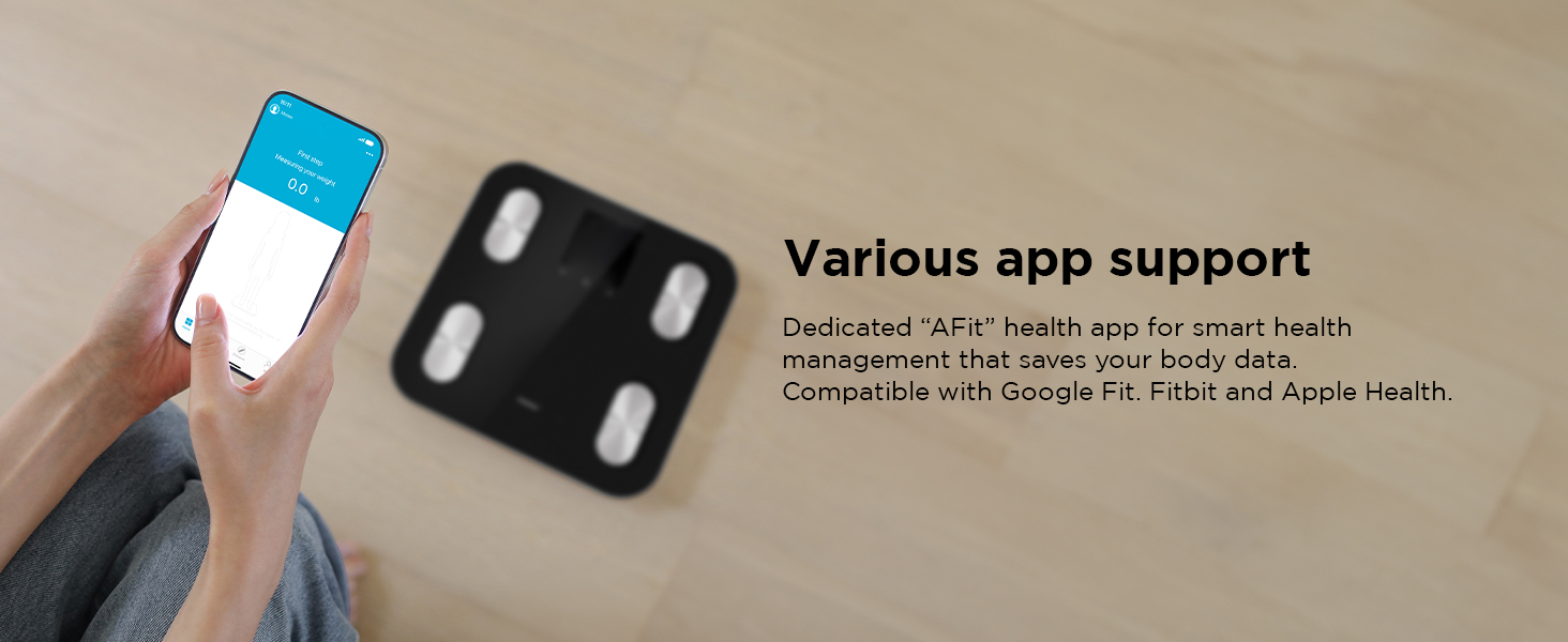 mooas smart scale body digital bathroom scale smart body scale