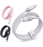 TORRAS Gradient USB C to USB C Cable [2 Pack 2M] 6.6FT, Braided Fast Charging Cord, Durable Type ...