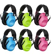 Floriogra 6 Pack Noise Cancelling Headphones for Kids, Kids Ear Protection 28dB SNR Noise Reducti...