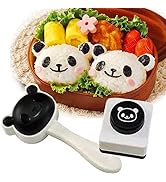 FuyoSegen Onigiri Mold Rice Ball Molds Cute Panda Pattern Sushi Mold Rice Shaper Mold Bento Acces...