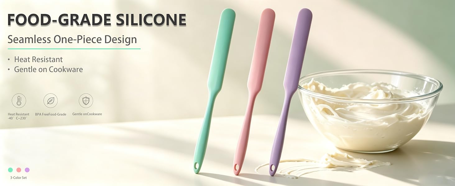 spatulas silicone heat resistant