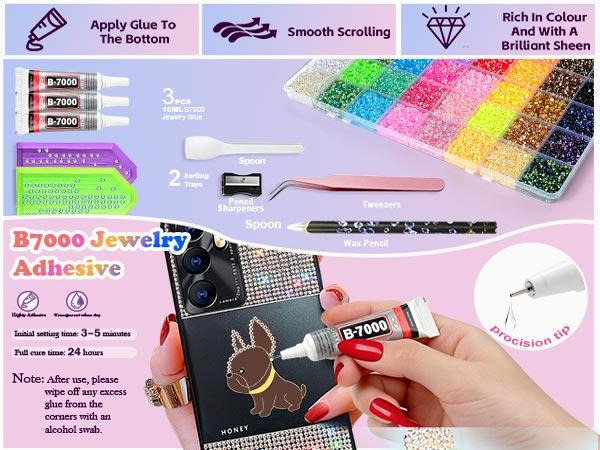 rhinestones for bedazzling