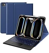 MoKo for New iPad Pro 13 Inch Case with Keyboard 2024 Released, Built-in Pencil Holder, iPad Pro ...