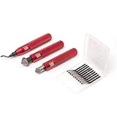 AFA Tooling - Deburring Tool &amp; 2 Countersink Hand Reamers with 10 Blades - Works on Metal, Resin,...