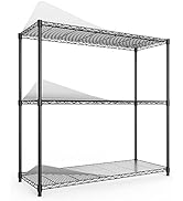 Donext 6-Tier Pentagonal Shelves, storage shelves wire shelving, Adjustable metal shelving, Wire ...