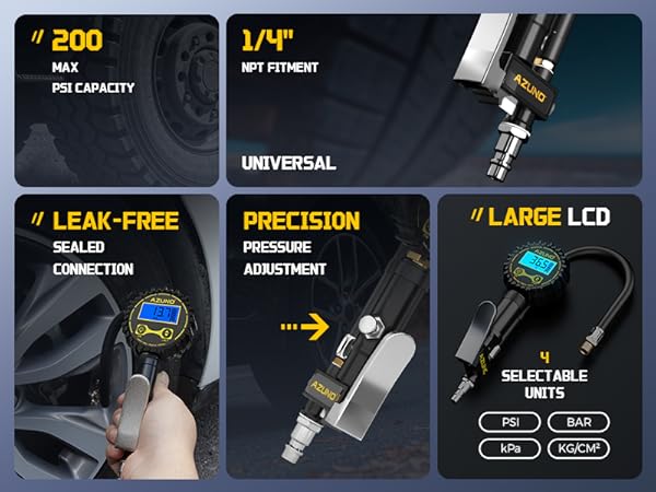 digital tire inflator