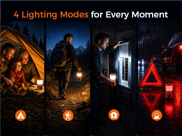 Lanterns for Power Outages Indoor, Outdoor &amp;amp; Emergency Use