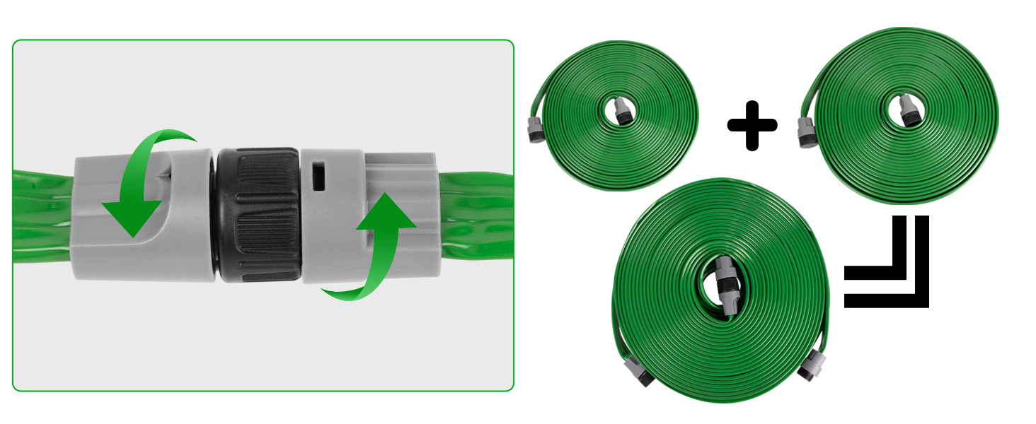 flat sprinkler hose